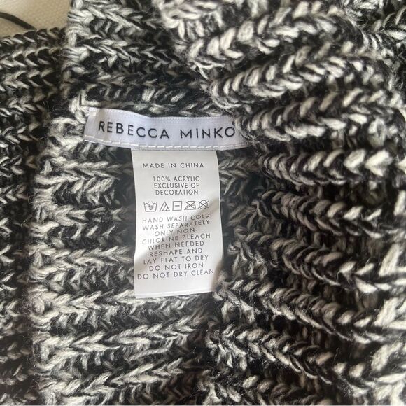 Rebecca Minkoff Marled Beanie Arm Warmer Set NWT - Picture 6 of 7